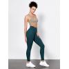 image:imageODODOS Tummy Control Compression Leggings for Women 25  28 High Waist Workout Running Yoga PantsForest Teal