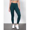 image:imageODODOS Tummy Control Compression Leggings for Women 25  28 High Waist Workout Running Yoga PantsForest Teal