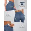 image:imageODODOS Tummy Control Compression Leggings for Women 25  28 High Waist Workout Running Yoga PantsInk Blue
