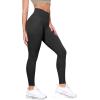 image:imageODODOS Tummy Control Compression Leggings for Women 25  28 High Waist Workout Running Yoga PantsOnyx Black