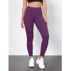 image:imageODODOS Tummy Control Compression Leggings for Women 25  28 High Waist Workout Running Yoga PantsPlum Purple