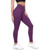 image:imageODODOS Tummy Control Compression Leggings for Women 25  28 High Waist Workout Running Yoga PantsPlum Purple