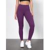 image:imageODODOS Tummy Control Compression Leggings for Women 25  28 High Waist Workout Running Yoga PantsPlum Purple
