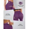 image:imageODODOS Tummy Control Compression Leggings for Women 25  28 High Waist Workout Running Yoga PantsPlum Purple