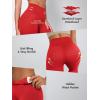 image:imageODODOS Tummy Control Compression Leggings for Women 25  28 High Waist Workout Running Yoga PantsRed