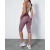 image:imageODODOS Womens High Waisted Yoga Capris with Pockets Tummy Control Non See Through Workout Athletic Running Capri LeggingsTie Dye Lavender