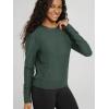 image:imageODODOS Womens Long Sleeve Crewneck Tee  UltraSoft odSTRATUM Tech Performance TShirts UPF 50 Daily Pullover TopsAspen Heather