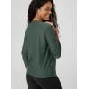 image:imageODODOS Womens Long Sleeve Crewneck Tee  UltraSoft odSTRATUM Tech Performance TShirts UPF 50 Daily Pullover TopsAspen Heather