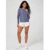 image:imageODODOS Womens Long Sleeve Crewneck Tee  UltraSoft odSTRATUM Tech Performance TShirts UPF 50 Daily Pullover TopsCosmic Heather