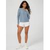image:imageODODOS Womens Long Sleeve Crewneck Tee  UltraSoft odSTRATUM Tech Performance TShirts UPF 50 Daily Pullover TopsDusty Blue Heather