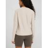 image:imageODODOS Womens Long Sleeve Crewneck Tee  UltraSoft odSTRATUM Tech Performance TShirts UPF 50 Daily Pullover TopsEcru Heather