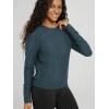 image:imageODODOS Womens Long Sleeve Crewneck Tee  UltraSoft odSTRATUM Tech Performance TShirts UPF 50 Daily Pullover TopsNavy Heather