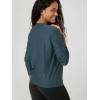 image:imageODODOS Womens Long Sleeve Crewneck Tee  UltraSoft odSTRATUM Tech Performance TShirts UPF 50 Daily Pullover TopsNavy Heather