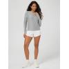 image:imageODODOS Womens Long Sleeve Crewneck Tee  UltraSoft odSTRATUM Tech Performance TShirts UPF 50 Daily Pullover TopsPale Grey Heather