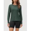 image:imageODODOS Womens Long Sleeve TShirt  Ultra Soft odSTRATUM Tech Performance Top UPF 50 Breathable Crew Neck PulloverAspen Heather