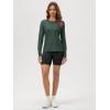 image:imageODODOS Womens Long Sleeve TShirt  Ultra Soft odSTRATUM Tech Performance Top UPF 50 Breathable Crew Neck PulloverAspen Heather