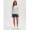 image:imageODODOS Womens Long Sleeve TShirt  Ultra Soft odSTRATUM Tech Performance Top UPF 50 Breathable Crew Neck PulloverSalt Heather