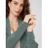 image:imageODODOS Womens Modal Soft Open Front Cardigans Long Sleeve Casual Wrap OutwearSlate Green