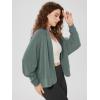 image:imageODODOS Womens Modal Soft Open Front Cardigans Long Sleeve Casual Wrap OutwearSlate Green