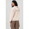 image:imageODODOS Womens Modal Soft Oversized Hoodies Long Sleeve Hooded Sweatshirts Pullover Top with Kangaroo PocketBeige