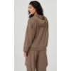 image:imageODODOS Womens Modal Soft Oversized Hoodies Long Sleeve Hooded Sweatshirts Pullover Top with Kangaroo PocketNutria