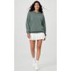 image:imageODODOS Womens Modal Soft Oversized Hoodies Long Sleeve Hooded Sweatshirts Pullover Top with Kangaroo PocketSlate Green