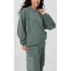 image:imageODODOS Womens Modal Soft Oversized Hoodies Long Sleeve Hooded Sweatshirts Pullover Top with Kangaroo PocketSlate Green
