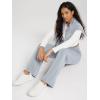 image:imageODODOS Womens Modal Soft Wide Leg Pants with Pockets Adjustable Shockcord High Waist Casual Lounge Pants272931 InseamGrey Dawn