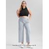 image:imageODODOS Womens Modal Soft Wide Leg Pants with Pockets Adjustable Shockcord High Waist Casual Lounge Pants272931 InseamGrey Dawn