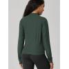 image:imageODODOS Womens Performance Full Zip Track Jacket Ultra Soft odSTRATUM Tech UPF 50 Stand Collar Athletic Top with PocketsAspen Heather