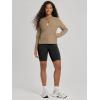 image:imageODODOS Womens Performance Full Zip Track Jacket Ultra Soft odSTRATUM Tech UPF 50 Stand Collar Athletic Top with PocketsKhaki Heather