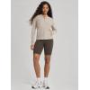 image:imageODODOS Womens Performance Full Zip Track Jacket Ultra Soft odSTRATUM Tech UPF 50 Stand Collar Athletic Top with PocketsMocha Heather