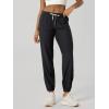 image:imageODODOS Womens Performance Sweatpants  Ultra Soft odSTRATUM Tech Joggers Adjustable Mid Rise Pants with PocketsBlack Heather