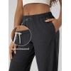 image:imageODODOS Womens Performance Sweatpants  Ultra Soft odSTRATUM Tech Joggers Adjustable Mid Rise Pants with PocketsBlack Heather