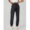 image:imageODODOS Womens Performance Sweatpants  Ultra Soft odSTRATUM Tech Joggers Adjustable Mid Rise Pants with PocketsBlack Heather