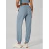 image:imageODODOS Womens Performance Sweatpants  Ultra Soft odSTRATUM Tech Joggers Adjustable Mid Rise Pants with PocketsDusty Blue Heather