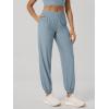 image:imageODODOS Womens Performance Sweatpants  Ultra Soft odSTRATUM Tech Joggers Adjustable Mid Rise Pants with PocketsDusty Blue Heather
