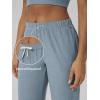 image:imageODODOS Womens Performance Sweatpants  Ultra Soft odSTRATUM Tech Joggers Adjustable Mid Rise Pants with PocketsDusty Blue Heather