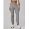 image:imageODODOS Womens Performance Sweatpants  Ultra Soft odSTRATUM Tech Joggers Adjustable Mid Rise Pants with PocketsGrey Heather