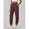 image:imageODODOS Womens Performance Sweatpants  Ultra Soft odSTRATUM Tech Joggers Adjustable Mid Rise Pants with PocketsJava Heather
