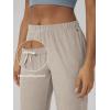 image:imageODODOS Womens Performance Sweatpants  Ultra Soft odSTRATUM Tech Joggers Adjustable Mid Rise Pants with PocketsMocha Heather