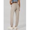 image:imageODODOS Womens Performance Sweatpants  Ultra Soft odSTRATUM Tech Joggers Adjustable Mid Rise Pants with PocketsMocha Heather