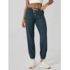 image:imageODODOS Womens Performance Sweatpants  Ultra Soft odSTRATUM Tech Joggers Adjustable Mid Rise Pants with PocketsNavy Heather