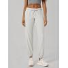image:imageODODOS Womens Performance Sweatpants  Ultra Soft odSTRATUM Tech Joggers Adjustable Mid Rise Pants with PocketsSalt Heather