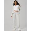 image:imageODODOS Womens Performance Sweatpants  Ultra Soft odSTRATUM Tech Joggers Adjustable Mid Rise Pants with PocketsSalt Heather