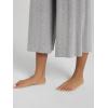 image:imageODODOS Womens Wide Leg Palazzo Lounge Cropped Pants with Pockets Light Weight Comfy Pajama Capri Pants2022 24 InseamGray Heather