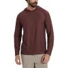image:imageODODOS Mens Long Sleeve Hoodie  odSTRATUM Tech Performance Pullover  Ultra Soft Moisture Wicking UPF 50 TopJava Heather