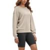 image:imageODODOS Modal Soft Oversized Sweatshirts for Women Crew Neck Long Sleeve Relaxed Pullover TopsSmokey Taupe