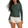 image:imageODODOS Womens Long Sleeve Crewneck Tee  UltraSoft odSTRATUM Tech Performance TShirts UPF 50 Daily Pullover TopsAspen Heather