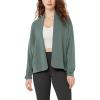 image:imageODODOS Womens Modal Soft Open Front Cardigans Long Sleeve Casual Wrap OutwearSlate Green